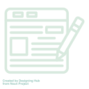 Une page web et un crayon
