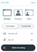 interface vimeo screen cast